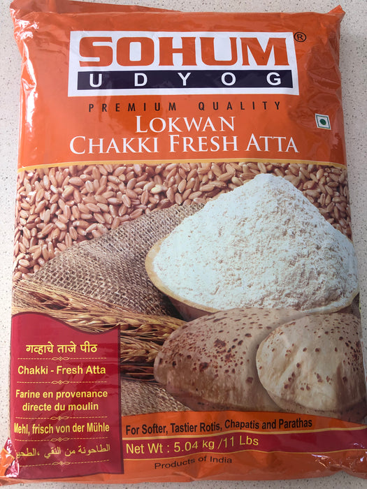 Sohum Udyog Premium Chakki-Fresh Lokwan Atta 1kg